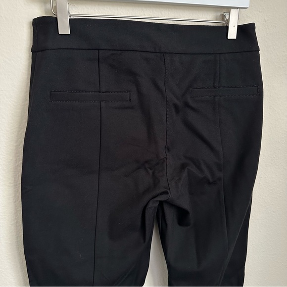 Betabrand Black Cigarette Slim Zip Ankle Ponte Knit Pants Size Medium - Picture 6 of 12